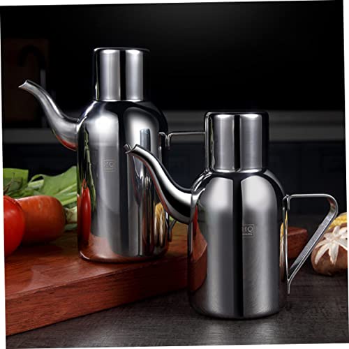 Bouteille distributeur huile inoxydable de table chic et durable