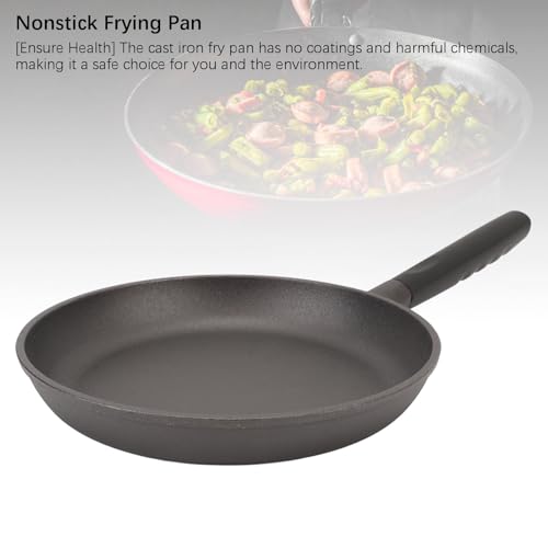 Annadue Hochtemperaturbeständige Gusseisen-Bratpfanne für die Küche, Antihaftbeschichtete Bratpfanne mit Gleichmäßiger Wärmeverteilung, 26 Cm, Zum Kochen zu Hause 4 Annadue Hochtemperaturbeständige Gusseisen-Bratpfanne für die Küche, Antihaftbeschichtete Bratpfanne mit Gleichmäßiger Wärmeverteilung, 26 Cm, Zum Kochen zu Hause