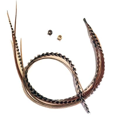 'Feather Hair Extensions in