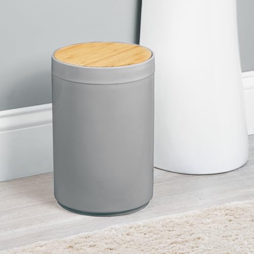 Mdesign 06133MDBAEU Plastic Round Trash Can Small Wastebasket thumb #2