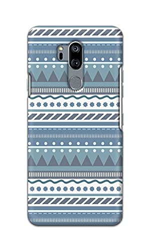 Image of PRINTFIDAA Printed Hard Back Cover Case for LG G7 ThinQ | LG G7 Plus Back Cover (Seamless Geometric Tribal Pattern) -1803