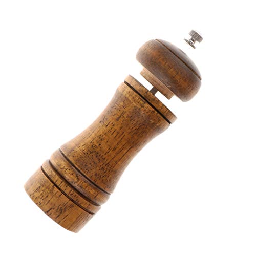 Moedor manual de madeira de sal e pimenta da Homozy - P