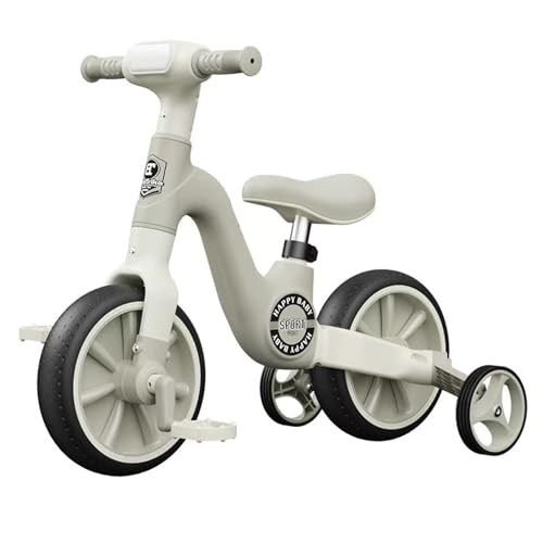 Zxarunas Coche sin Pedal Coche De Equilibrio For Niños De 2 A 8 Años, Bicicleta For Niños, Coche De Equilibrio Variable O Triciclo, Bicicleta For Niños con Música. Twister Coche(Groen)