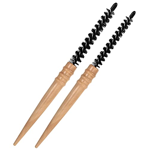 2 Pz Mini Spazzola Rotonda per Capelli, Pettine