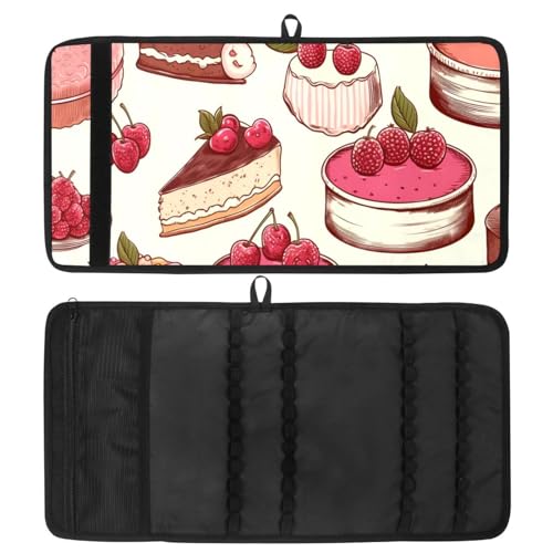 Astuccio estetico astuccio dessert torta ciliegia piccolo fragola