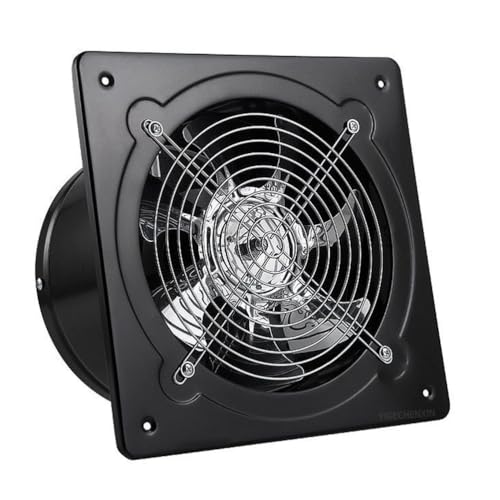 Low-Noise Kitchen Exhaust Fan 220V - Portable Wall-Mounted Bathroom Ventilation Fan, Easy to Clean and Install for Office and Garage 4 Inch