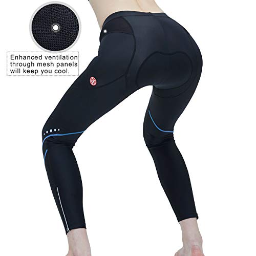 image for No/Brand EKMOMENT Women's Bike Cycling Tight Pants 3D Foam Padded Bicy