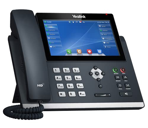 Teléfono IP Yealink T48U con Adaptador de Corriente miniatura 3