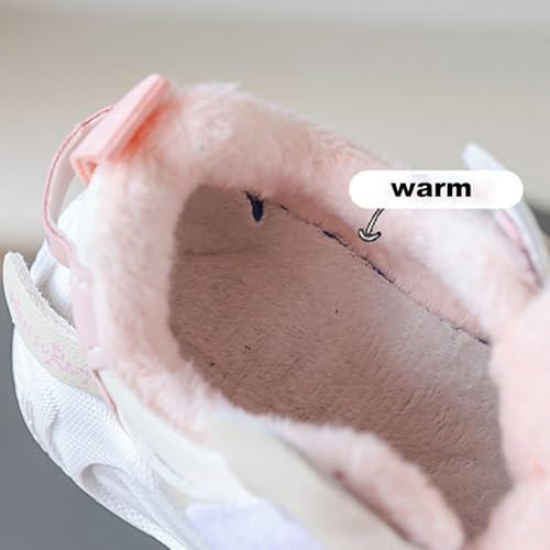 F𝘂r Lined Winter Chunky Sneakers for Girls Kids Fashion Warm Cozy Fleece Lined Comfortable Outdoor Winter Boots3