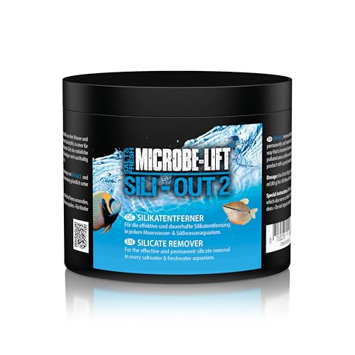 MICROBE-LIFT Sili-out 2 - Eliminador de Silicatos y Fosfatos A Base de Aluminio, para Acuarios de Agua Dulce y Salada