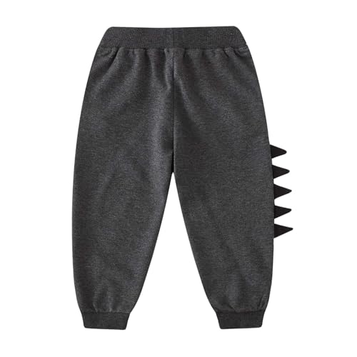 Boys Cotton Sweatpants Casual Drawstring Elastic Waist Hiking Joggers Baggy Lounge Athletic Sweat Pants with Pockets3