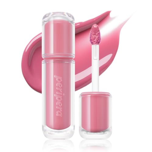 Image of Peripera Mood Glowy Tint | Watery Glow Finish, Buildable Fresh Color, Long-Lasting Stain | Lightweight & Non-Sticky | K-Beauty Lip Tint, Safe for Sensitive Lips (10 BARE PINK)