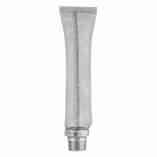 12inch 6inch Stainless Steel Mesh Filter, Efficient Enhanced Taste Beer Brew Hop Filter Homemade Screen Strainer Tool for Mash Tun (6 Inch)
