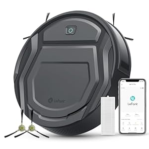 LEFANT 210PG Saugroboter mit 2200 Pa,WLAN Roboterstaubsauger Kompatibel mit Alexa und APP-Steuerung,120 Min Laufzeit, Staubsauger Roboter optimiert für Teppich Tierhaare Hartböden mit Ladestation
