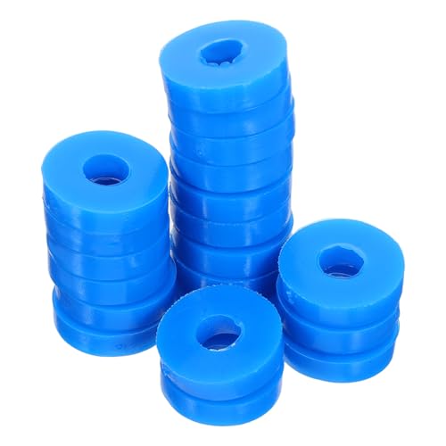 Garneck 1 Satz Stoßdämpfendes Polster Für Die Klimaanlage Bootszubehör Maschinenkappen Klimaanlage Gummipads Montagezubehör Klimaanlage -stoßdämpfer Anti-vibrations-waschmatte 20st