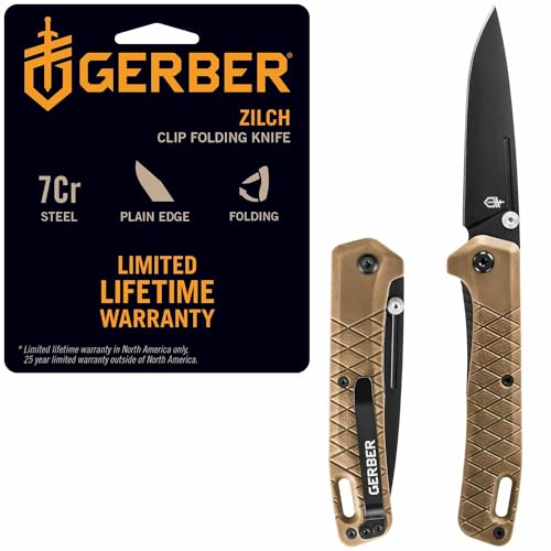 Gerber Gear Zilch Folding Pocket Knife, 3.1 Inch...