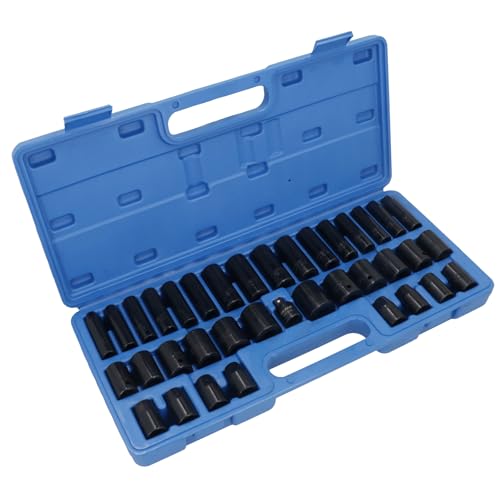 Sockets impact 3/8" 1/2" polyvalent profond et peu profond métrique - 4