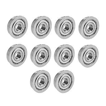 10pcs F625ZZ Double Shielded Ball Bearing?F625ZZ Double-Shielded Miniature Flanged Ball Bearings 5 x 16 x 5mm