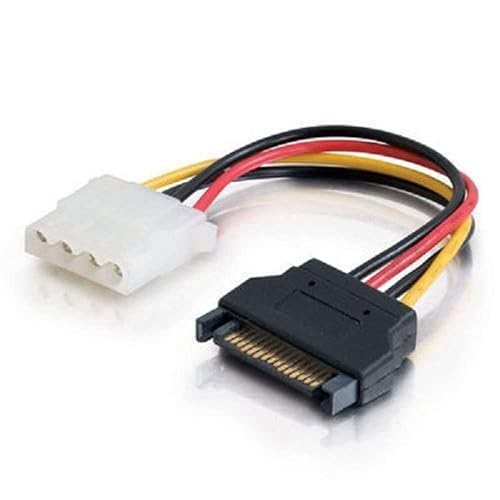Miniatura 3 de C2G 03164 Uno 5.25 pulgadas a uno 3.5 pulgadas con un cable Y de alimentación interna de 5.25 pulgadas, multicolor (10 pulgadas)