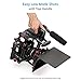 Filmcity Power DSLR Camera Cage for DSLR DSLM Cameras Only. Adjustable Handles & 15mm Rod Adapter. Tripod Compatible. Comes with Quick-Release Plate (FC-CTH)