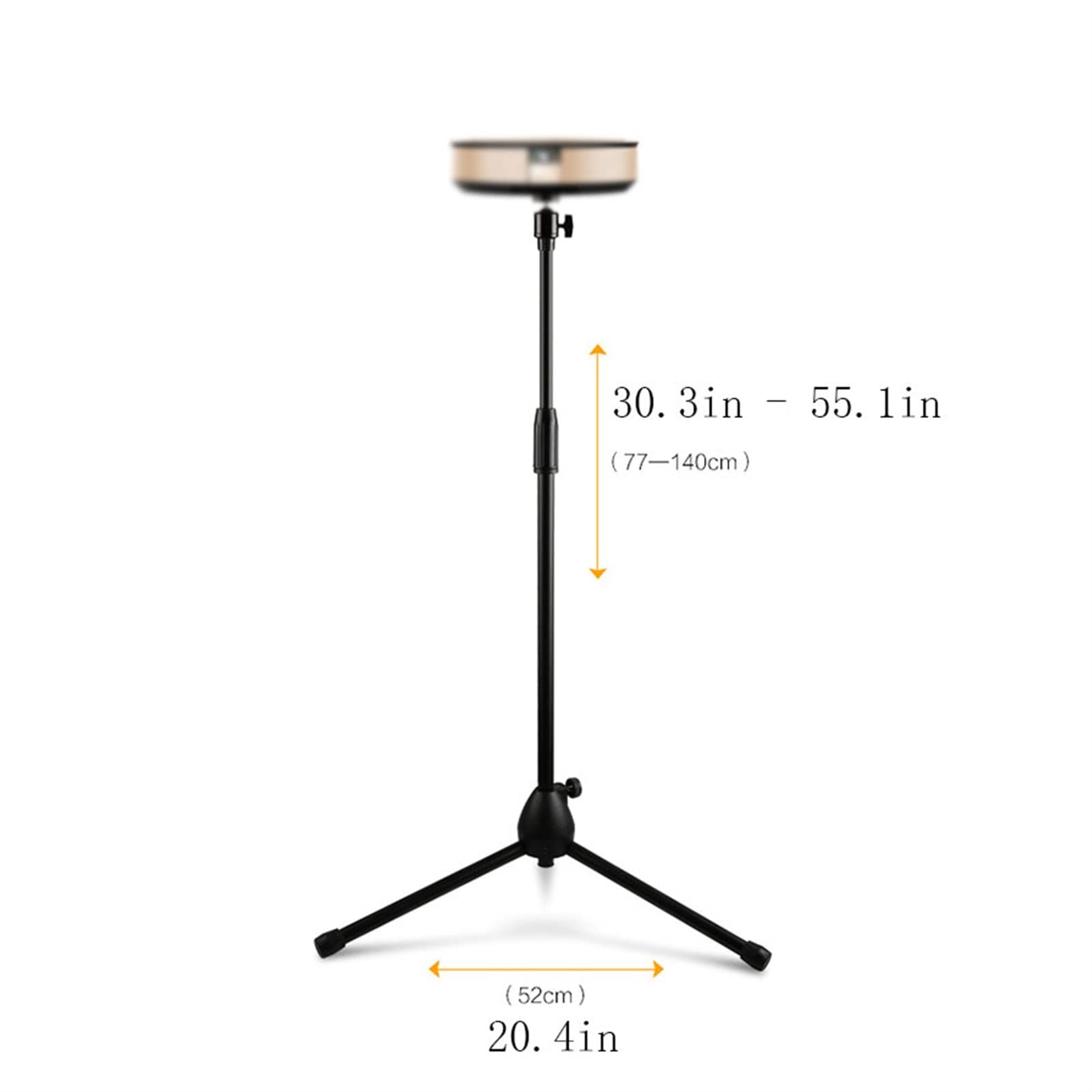 HASMI Soporte Proyector Pared Proyector Stand Floor Toiling Trípode Rack Sala de Estar Sala de conferencias Universal Welescópica Estante Negro Colgador de proyector