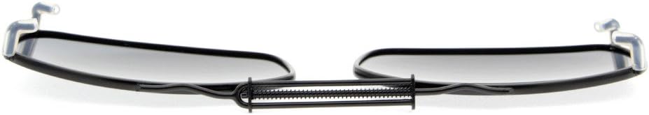 Eyekepper Metal Frame Rim Polarized Lens Clip On Sunglasses 2 1/8" x1 3/8" Grey Lens - Image 3