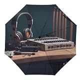 Regalo ideal: muestra tu amor y cuidado regalando esta grabadora con auriculares paraguas de viaje compacto a tu familia, amigos y compañeros de trabajo en días especiales como cumpleaños, día de San Valentín, Navidad, aniversario, etc. Estarán felices de recibir grabadora con auriculares y sombrilla para caminar
