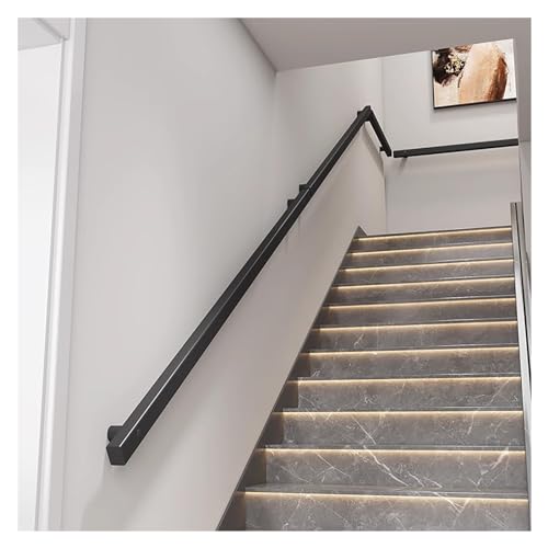 Barre d'appui d'escalier en bois véritable kit de sécurité complet pour rampe intérieure - 2