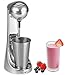 2in1 Barmixer Milchaufschäumer Edelstahl Becher Standmixer Mixbehälter 450 ml (Mixer, 65 Watt, Milchshaker, Cocktail-Mixer, Milchschäumer, Milchschaum)