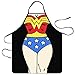 XingDerK Grembiule Divertente Comic per Barbecue Costume Partito Grembiule Cucina Donna (Wonder Woman)