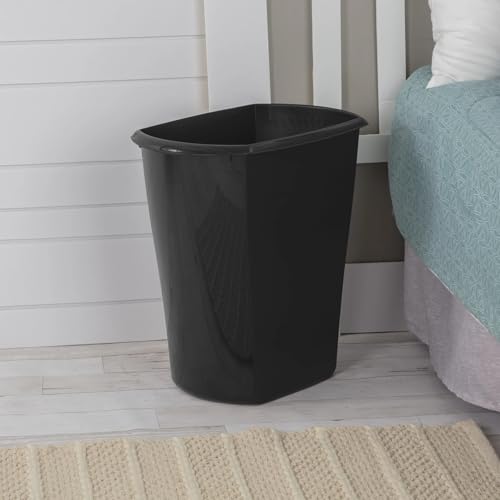 Bote de basura pequeño para baño plástico 5.5 galón miniatura 3