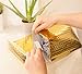 SPACE SEAL® Metallic Bubble Mailer 6x11 IN - 50 Pcs (Usable Size 6x10 IN) - Gold Bubble Mailers, Padded Shipping Envelopes, Bubble Poly mailers for Shipping, Mailing, Packaging for Business