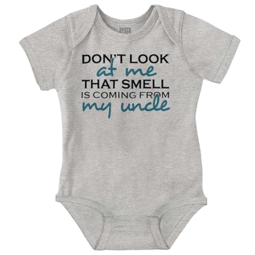 Brisco Brands That Smell is Coming From My Uncle Baby Romper Boys or Girls