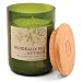 Eco Green 8-Ounce Recycled Glass Fill  Soy Wax Candle, Bordeaux Fig and Vetiver