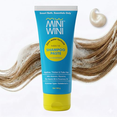 MiniWini 2 in 1 Shampoo and Conditioner Paste Strengthen Thinning Hair (~3.2 fl oz) | Leakproof...