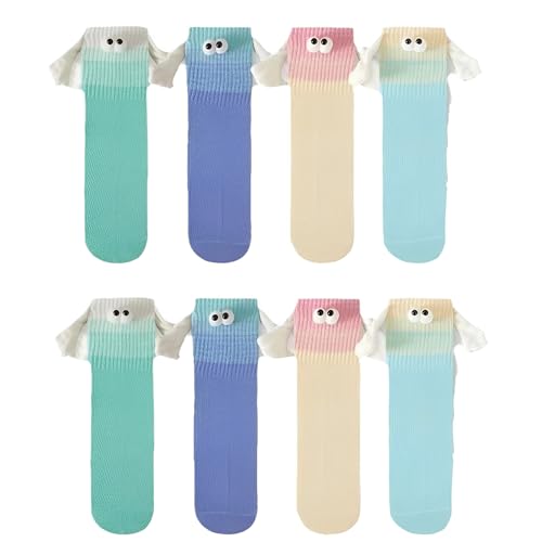 Chaussettes magnétiques homme et femme lot de 4 paires holding hands