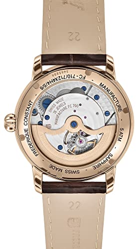 Frederique Constant Classic Moonphase Automatic Silver Dial Men's Watch FC-712MS4H42