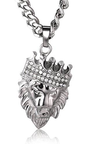 Halukakah Collana da uomo in metallo placcato oro