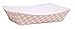 Disposable Food Tray, 1/4 lb, Red, PK1000