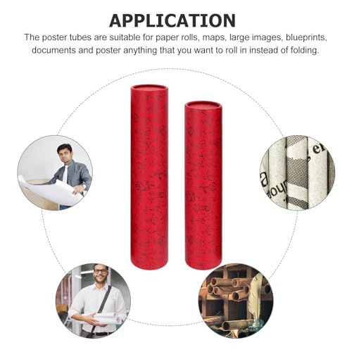 Operitacx Ausziehbare Plakatröhre Teleskoprohr Teleskopisch Kunstwerk-röhre Verpackung Von Kunstwerkröhren Plakatrohr Mit Riemen Scroll-kalligraphie Malen A4 Zeichnung Zylinder Spezialpapier