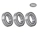 Jeanoko 6903Z Spindle Bearing 10PCs Deep Groove Bearings Lathe Accessory Mechanical Parts Set Thrust Bearing Replacement Hardware Parts for Special Car with Complete Model