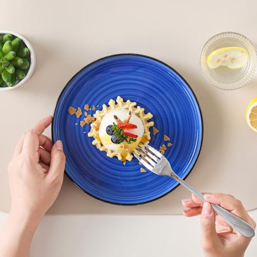 Image of vancasso Bonita Dinnerware Sets 24 Pieces, Stoneware Dishes Set for 6, Dinner Platers with Bowls Set, Dinshwasher and Microwave Safe, Multicolor