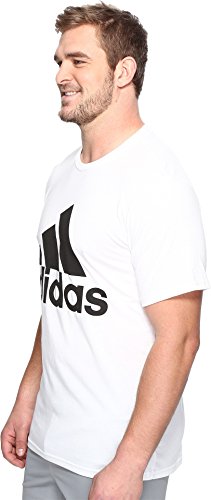 Adidas Men's Badge Of Sport Classic Tee, White/Black, Large #TOP1