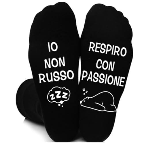 Festa del Papa Idee Regalo, Calzini Uomo Divertenti IO NON