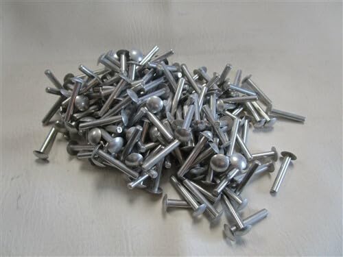 ALUMINUM 1 1/4" RIVET SET OF (200) BUSINESS INDUSTRIAL HARDWARE
