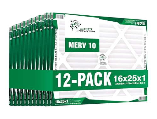 Ultimate Review: 16x25x1 MERV 10 Air Filter 12-Pack 2 41l98nDluJL. SL500