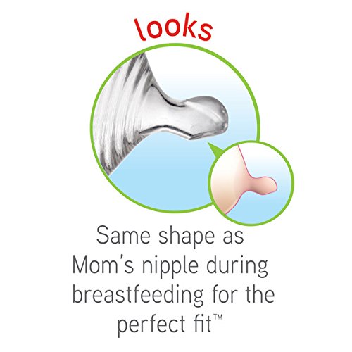 NUK Simply Natural Replacement Nipples, Medium Flow, 2pk