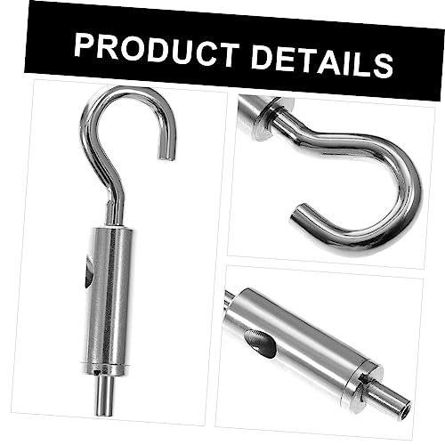 PartyKindom 5 piezas Tensor de Cuerda con Gancho y Ojal para Cables Accesorios de Alta Resistencia para Suspensión y Control de Tensión miniatura 7