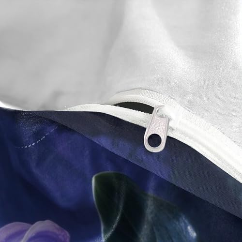 Linge de lit King Hyacinthe parure microfibre douce impression 3D de qualité supérieure - 8