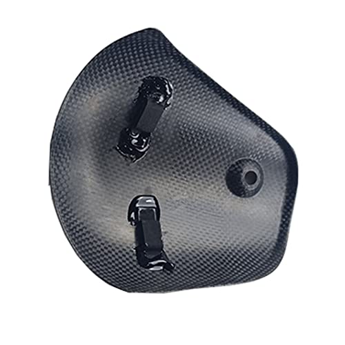 Protector térmico de fibra de carbono para escape Honda CB190SS 7